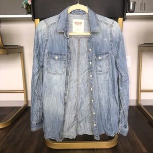 Denim Button-down Shirt
